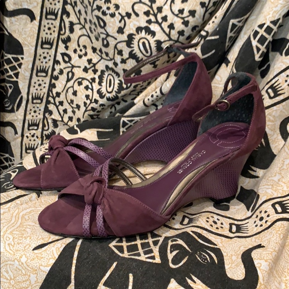 Wedge open toe, bought in Italy never worn